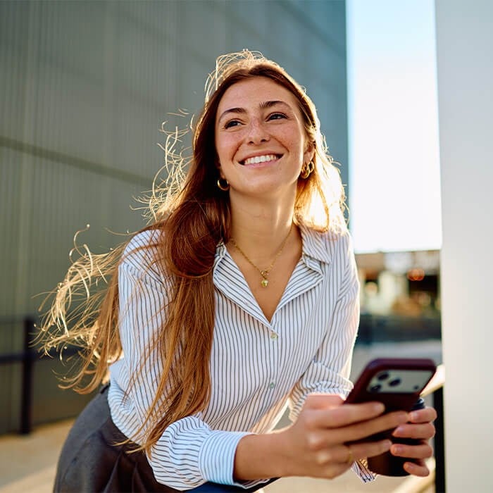 Woman Smiling